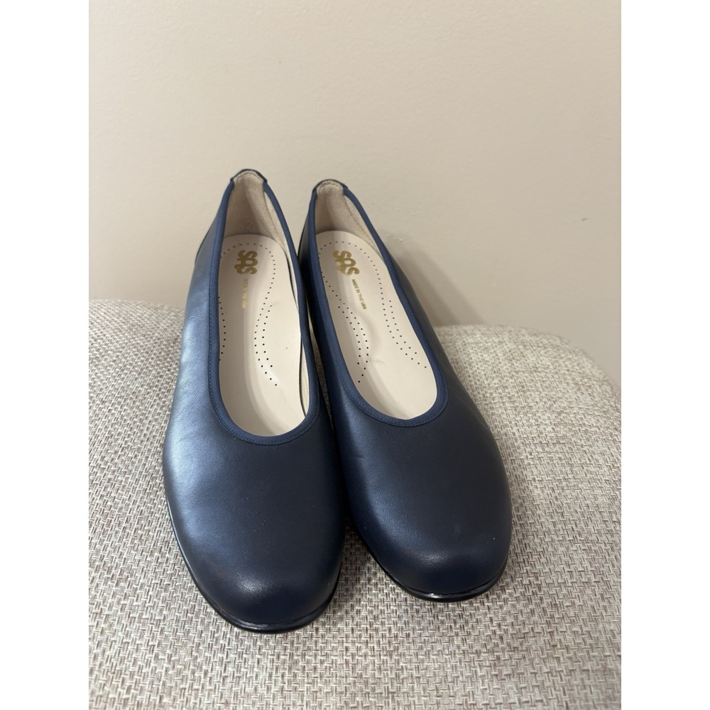 SAS Milano Navy Leather Pump Shoes "ISABEL" made in U.S.A. Women's‎ 9.5N, NEW